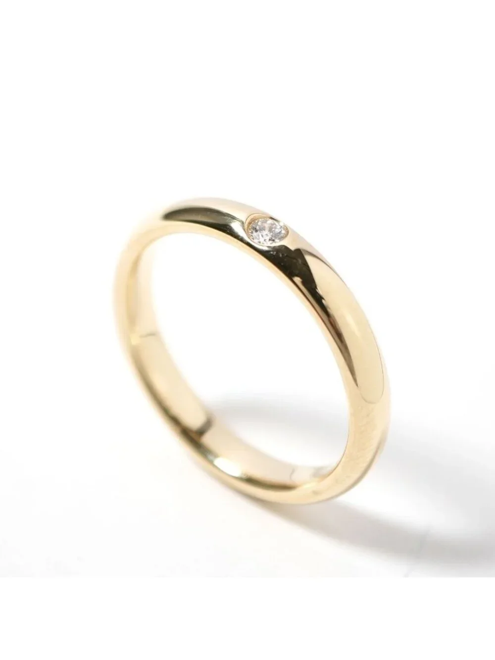 Harry Winston Round Cut Band Ring Cut Marriage Classic Diamond